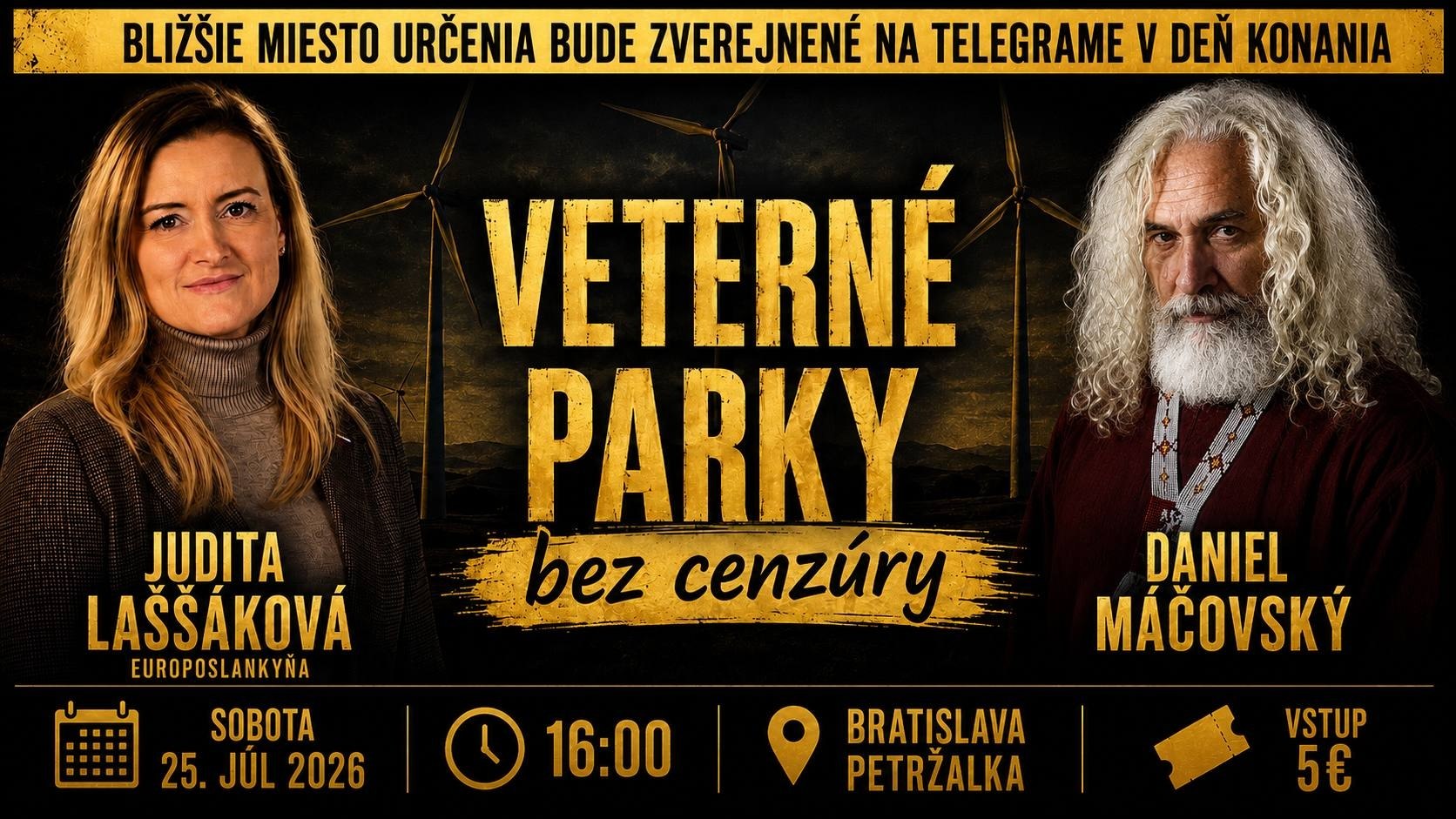 Veterné parky bez cenzúry – sobota 25. júl 2026 o 16:00, Bratislava Petržalka